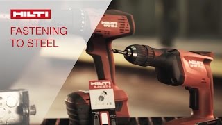 INTRODUCING the Hilti SBT threaded stud fastening system for steel [upl. by Ahsytal]