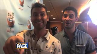 EXCLUSIVE Celebrity Page and Bella Magazine cruise with Lance Bass [upl. by Alaet]