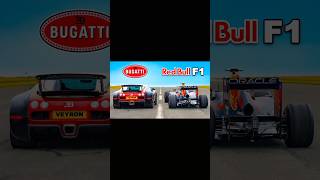 Bugatti Chiron Vs F1 Car Red Bull car race [upl. by Eelik144]