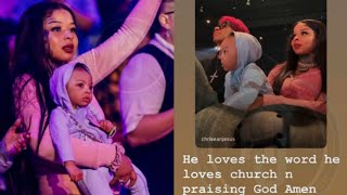 CHRISEAN ROCK REVEALS SON CHRISEAN JESUS PORTER LOVES CHURCH AND GOD ❤️🙏 [upl. by Elizabeth147]