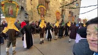 Annual Krampus Parade rauris austria krampus [upl. by Rexford919]