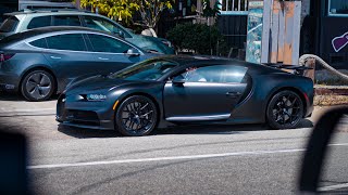 New Porsche Spotted and Hypercar Spotting in Malibu [upl. by Ahsyekal]