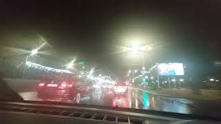 Nighttime Minsk in rainy weather September 14 2024 [upl. by Iduj]