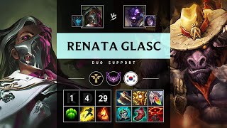 Renata Glasc Support vs Alistar  KR Master Patch 1420 [upl. by Ellemrac371]