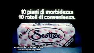 Spot  Carta Igienica SCOTTEX quot10 piani di morbidezzaquot  1983 INEDITO di TuttoSpot80 [upl. by Margy968]