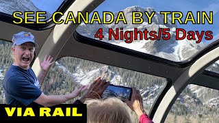 VIA RAIL quotTHE CANADIANquot  One of the WORLDs GREAT TRAIN Journeys [upl. by Auqenaj]