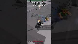 I MIGHT be Indiana jones youtube roblox thestongestbattlegrounds saitamabattlegrounds shorts [upl. by Lette635]