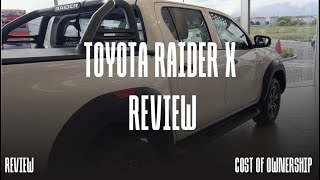 THE BEST BAKKIE  2023 Toyota Raider X Review  Cost of Ownership [upl. by Haek]