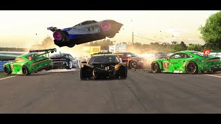 Raceface League Race Highlights in 70 seconds  GT3 at Watkins Glen  its not pretty [upl. by Arytas]