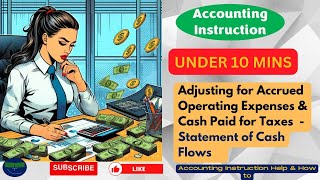 Adjusting for Accrued Operating Expenses amp Cash Paid for Taxes Statement of Cash Flows [upl. by Yarvis226]