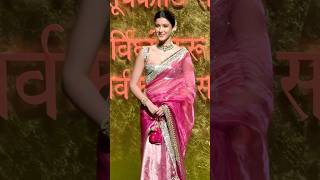 Shanaya kapoor At Ambani House To Seek Blessing Of Bappa [upl. by Eatnom]