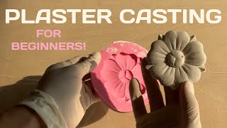 Plaster Casting Using A Silicone Mold  For Beginners [upl. by Graner914]