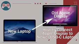 How to connect Apple Cinema Display with newer USBC MacBook Pro 2016 [upl. by Naaitsirhc355]