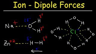 Ion Dipole Forces amp Ion Induced Dipole Interactions  Chemistry [upl. by Norean]