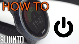 How to power off Suunto Watches 2022 model and prior [upl. by Doti654]