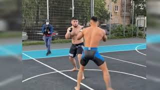 TAMAEV REAL FIGHT  DOUBLE KNOCK DOWN TAMAEV ASXAB [upl. by Anade867]