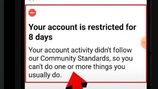 Facebook Account RESTRICTED [upl. by Elleiad]