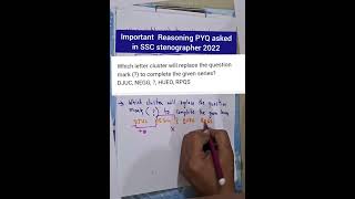 important alphabet series PYQ reasoning asked in competitive exams [upl. by Archangel]