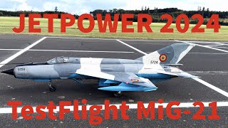 JETPOWER MiG21 TESTFLIGHT [upl. by Ashatan116]