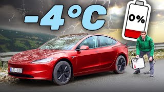 Kälte ist ein Problem Tesla Model 3 2024 [upl. by Gawen]