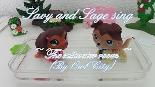 LPS  Savannah and Sage sing The saltwater room by Owl City For Sophiegtv [upl. by Siriso923]