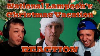 National Lampoons Christmas Vacation 1989 MOVIE REACTION FIRST TIME WATCHING [upl. by Nraa]