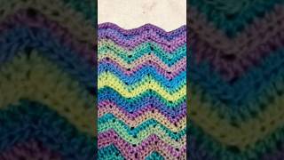 crochet chevron stitch easy crochet  super easy chevron stitch [upl. by Aerdied]