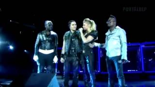 Fergie thanks black eyed peas for letting her join the band [upl. by Othe508]