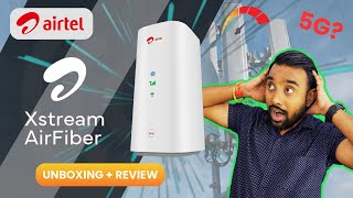 Airtel Air Fiber 5G Device Unboxing amp Review  Indias First Wireless 5G Router  SKILL MUMBAI [upl. by Lorin]