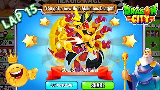 Dragon City  Reached LAP 15 REWARD of High Destiny Dragon SPECIAL REWARD 😱 [upl. by Cirded]