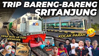 TRIP PALING KOCAK 🤣 KENA BOM 48 ITEM  Naik Kereta Api Sritanjung Probolinggo  Lempuyangan [upl. by Hedve606]