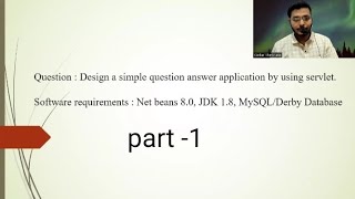 “Building a QuestionAnswer Web App with Java Servlets and JDBC” part  1 [upl. by Anoj]