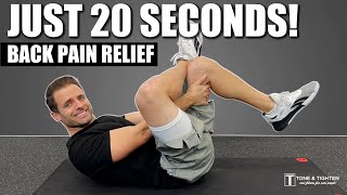 6 Exercises To Relieve Back Pain In 9 Minutes  FOLLOW ALONG [upl. by Nosde]