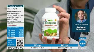 Ginkgo Biloba120 plus Ginseng200 30 Capsules [upl. by Ytsirc]