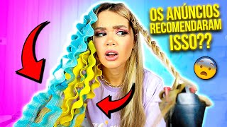 Comprei TODOS PRODUTOS CABELO dos anúncios da internet Isso é real [upl. by Einaffyt721]