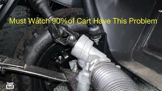 Ezgo golf cart steering problems quick tip [upl. by Ahsinej]