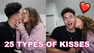 25 TYPES OF KISSES [upl. by Eidde]