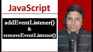 JavaScript addEventListener and removeEventListener Method [upl. by Rosemary]