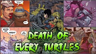 TMNT Last Ronin All Saddest Turtle Deaths [upl. by Aihsila]