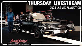 2023 LAS VEGAS BARRETTJACKSON quotAll the cars all the timequot LIVESTREAM  Thursday June 22 2023 [upl. by Sabir]