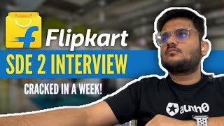 My Flipkart SDE 2 Interview Experience  Interview Questions [upl. by Naraj907]