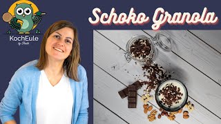 Schoko Granola mit Nüssen  selbstgemachtes Müsli  einfach lecker Thermomix® TM6 TM5 ♥️ 𝑲𝒐𝒄𝒉𝑬𝒖𝒍𝒆 [upl. by Eelarat220]