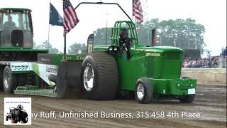 Tractor Pulling OSTPA Light Limited Pro Stock Tractors Dragway 42 West Salem OH 2023 [upl. by Hgielyak898]