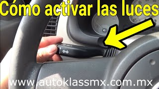 Clase 8 Como usar las luces de nuestro auto V13 aprende a manejar desde cero [upl. by Nahtnaoj]