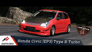 Assetto Corsa  Honda Civic EP3 Type R Turbo [upl. by Roxy]