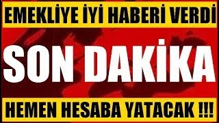 MAAŞ CİDDİ ARTTI EMEKLİ EN DÜŞÜK AYLIK DEĞİŞTİ SSK BAĞKUR DUL YETİM SON DAKİKA AÇIKLAMASI [upl. by Repooc]