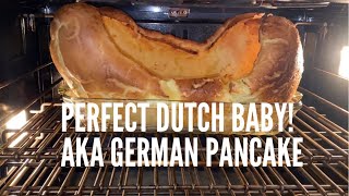 PERFECT DUTCH BABY AKA German Pancake  Easy To Make Recipe  Always Ready Man [upl. by Avehsile]