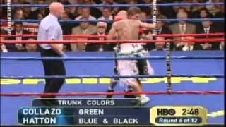 Ricky Hatton vs Luis Collazo [upl. by Ecirehc]