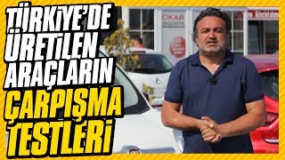 Başka yerde yok Türkiyede üretilen tüm araçların çarpışma testleri [upl. by Llenrap]