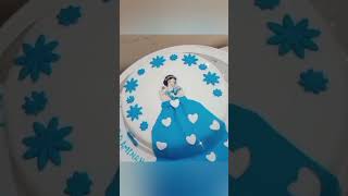 customizedcake cakedecorating fondantcakedesignsforbirthdays princesstheme [upl. by Wilkey960]